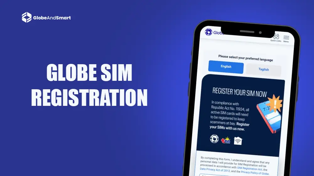 Globe Sim Registration