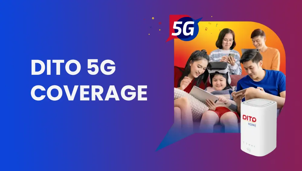 DITO 5G Coverage Areas