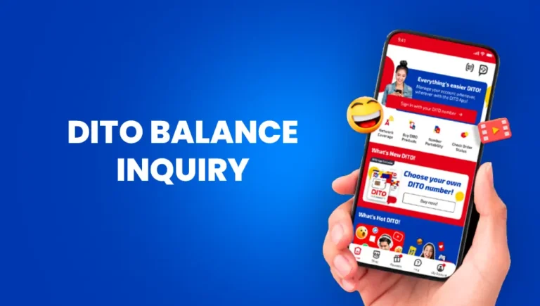 DITO Balance Inquiry