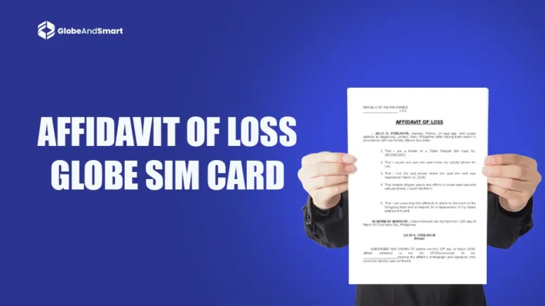 affidavit of loss globe sim card