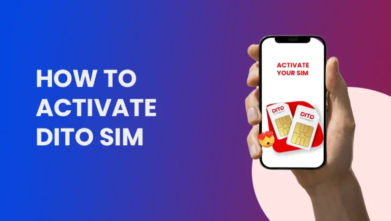 how to activate dito sim